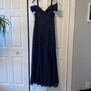 Navy blue formal dress